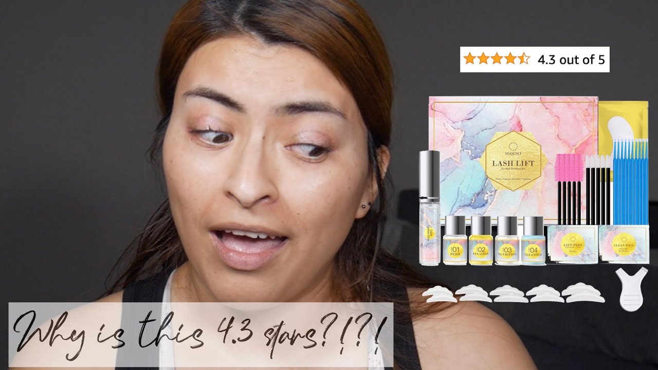 FIRST IMPRESSION: SILKSENCE LASH LIFT EYELASH PERM KIT | DID IT WORK? | AMAZON |