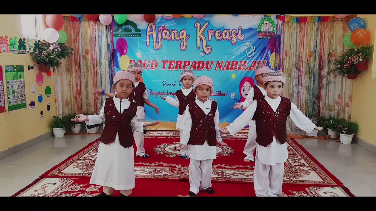 Gerak & Lagu RINDU MUHAMMADKU || TK B7 & B8 NABILAH