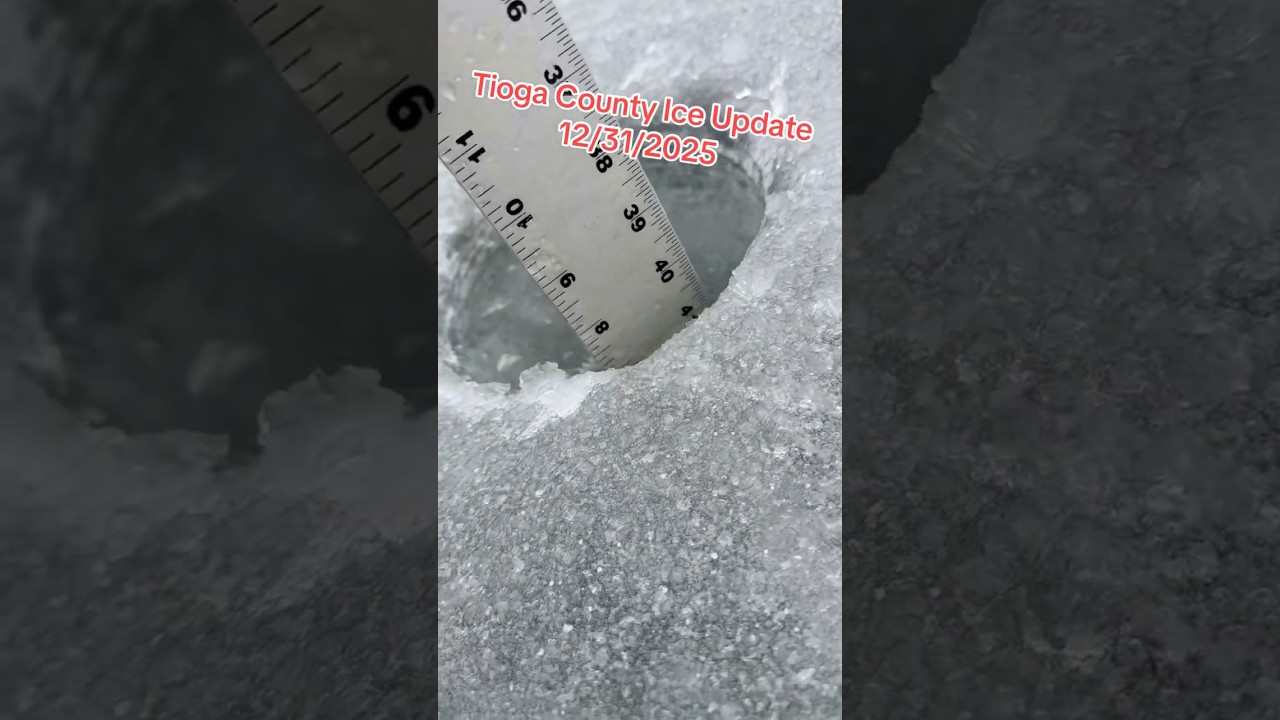 31.12.2025 Обновление информации о состоянии льда в округе Тиога