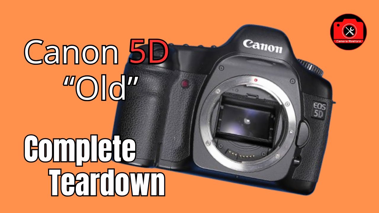 Canon 5D (Classic) Full Disassembly | Step-by-Step Teardown