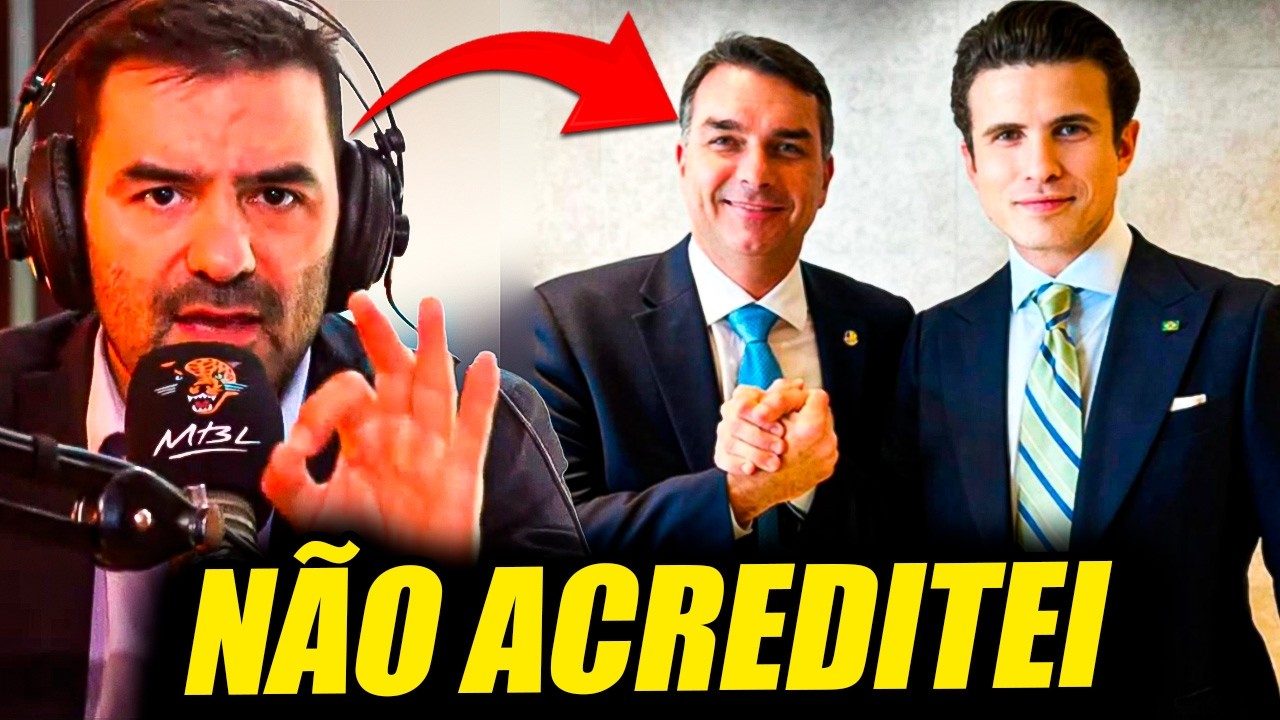 ARTHUR comenta ANDR&Eacute; MARINHO junto do FLAVIO BOLSONARO no PL.