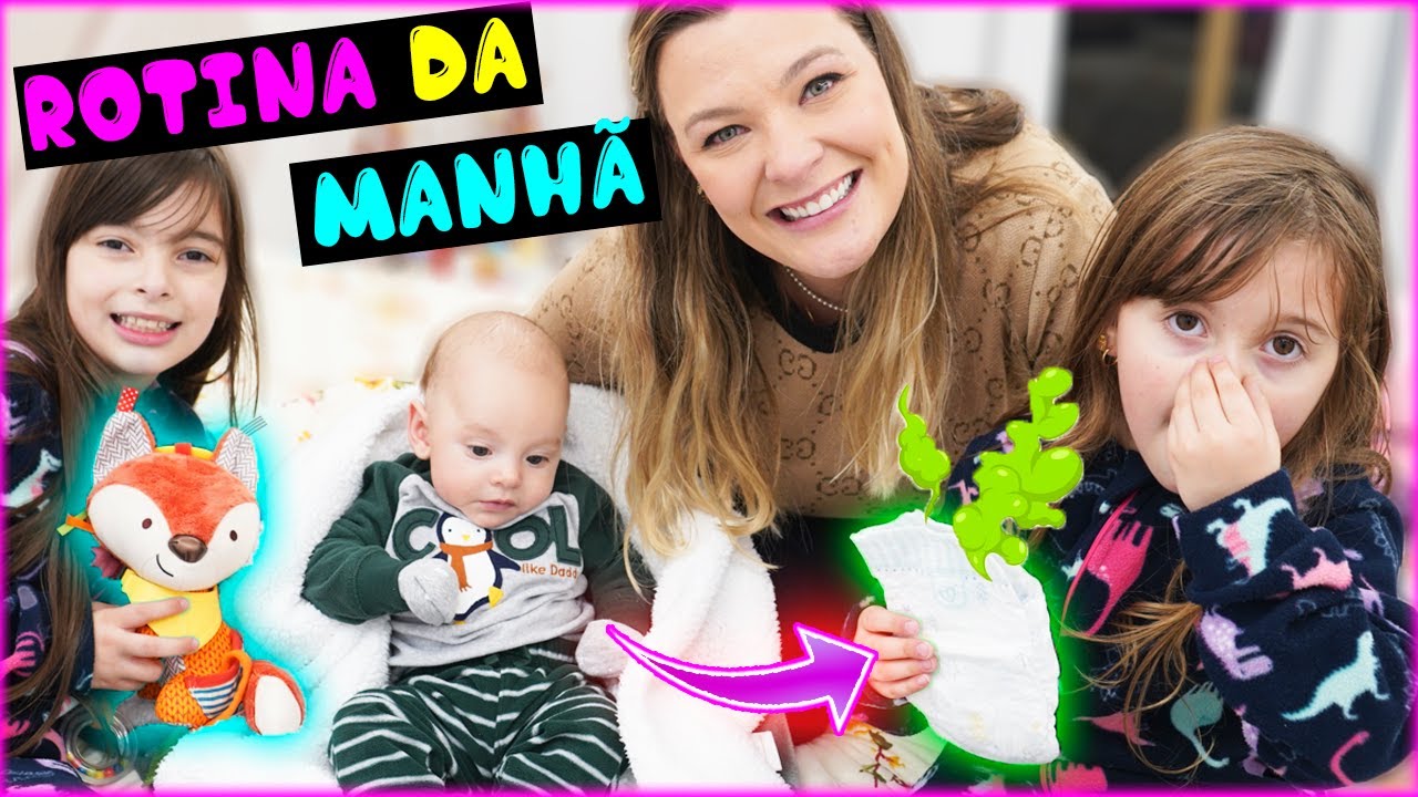 ROTINA DA MANHÃ NA CASA NOVA ❤️JÉSSICA GODAR LAURINHA E HELENA E GABRIEL