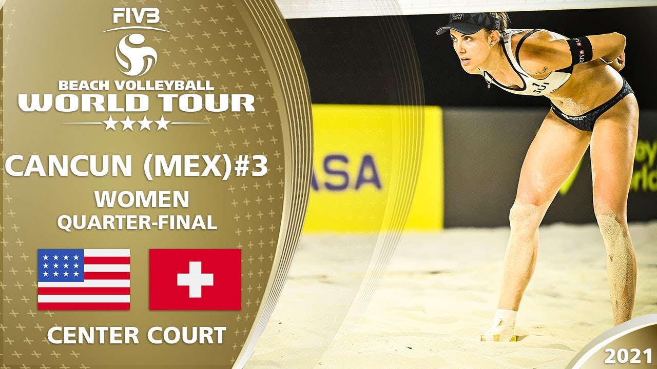 Alix/April vs. Hüberli/Betschart - Women's QF | Full Match| 4* Cancun 2021 #3