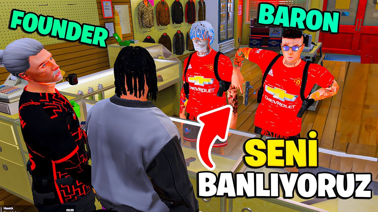 ADMİN İLE ANLAŞTIM SUNUCUYU TROLLEDİM - founder yakaladı (Fivem Troll)