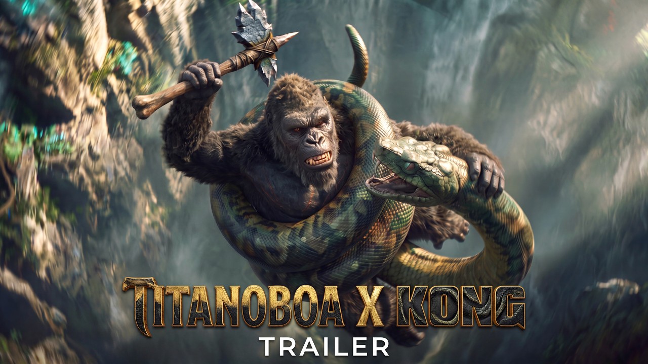 Titanoboa X Kong (2027) &mdash; Восстание титанов | Райан Гослинг, Аманда Сейфрид | Концептуальный трейлер