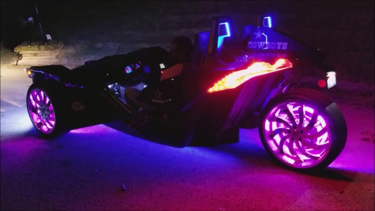 Slingshot Wheel Light Kit 4 Row (Motion/ RGB) by Ridinfresh