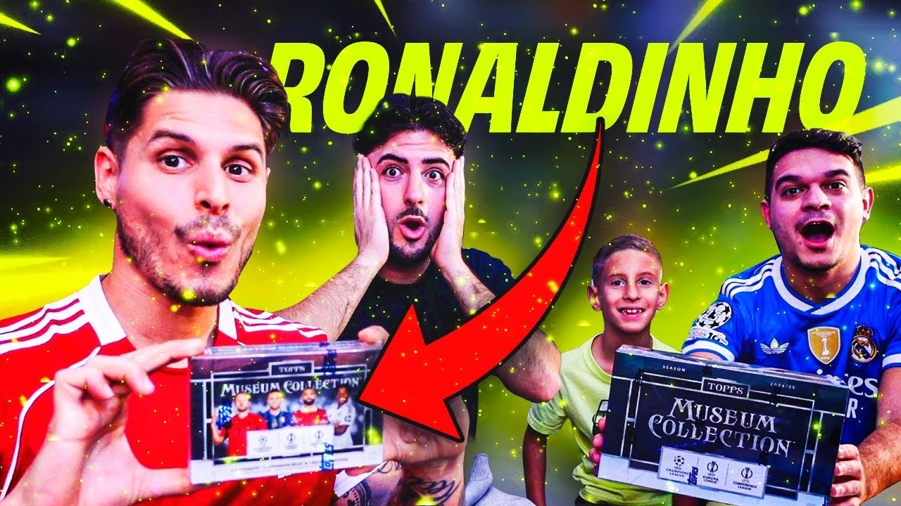 SACAMOS UN AUTOGRAFO DE RONALDINHO INCREIBLE!!! | TOPPS MUSEUM 2025