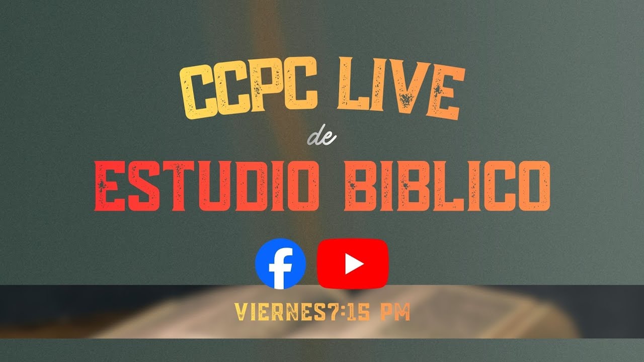 CCPC LIVE | ESTUDIO BIBLICO / HACIENDO LAS COSAS BIEN EN TIEMPOS DIFICILES. | 09/01/26.