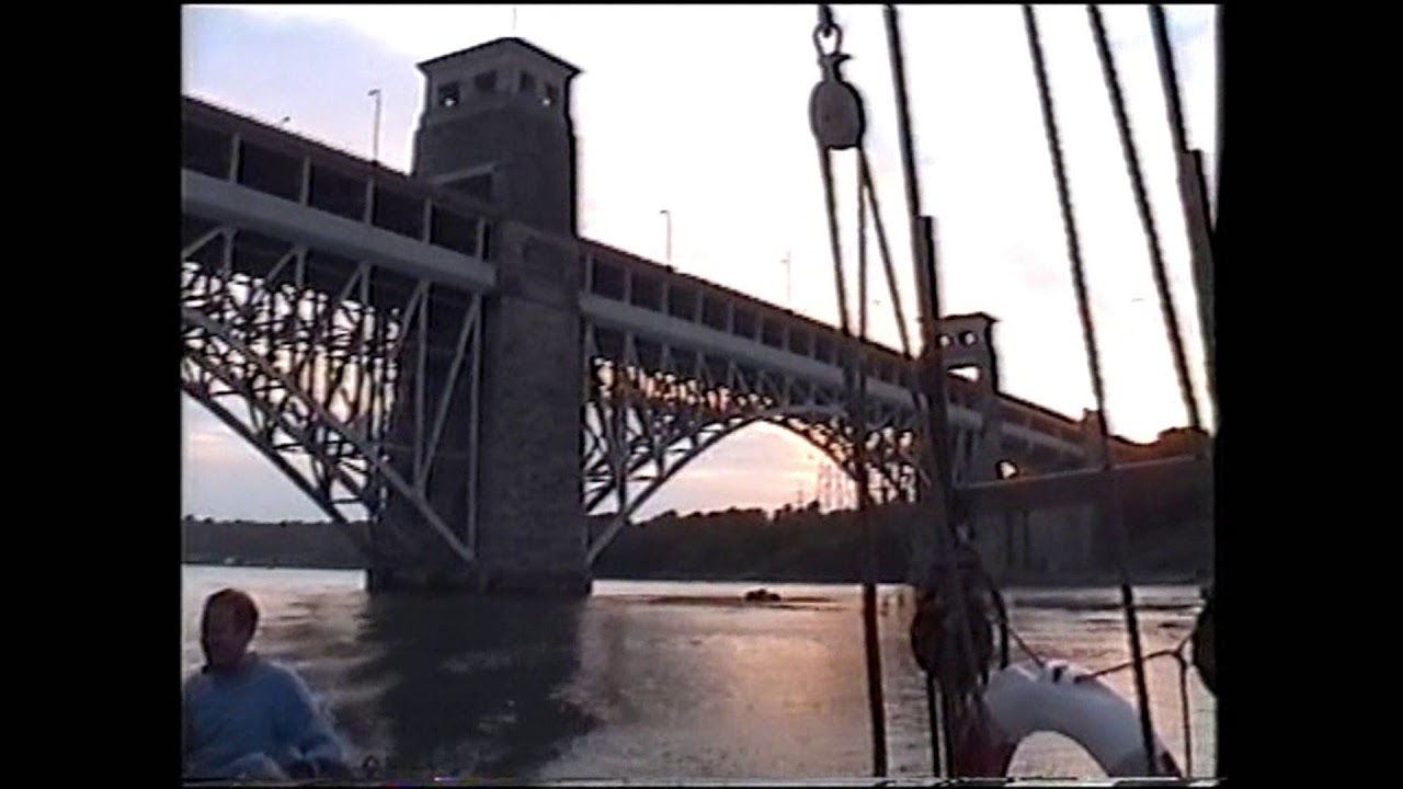 Sailing down the Menai Strait