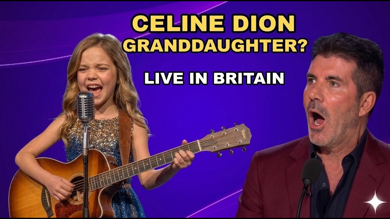 Ceiline Dion's Granddaughter Shocks Britain, 9 Years Old Performs Emotional Song #Pop Ballads