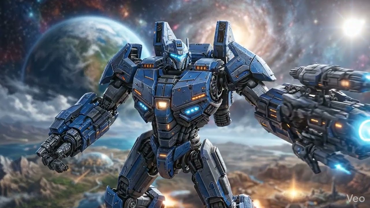 Transformer Robot on Kepler-22 🌌 | Alien Planet Sci-Fi Cinematic
