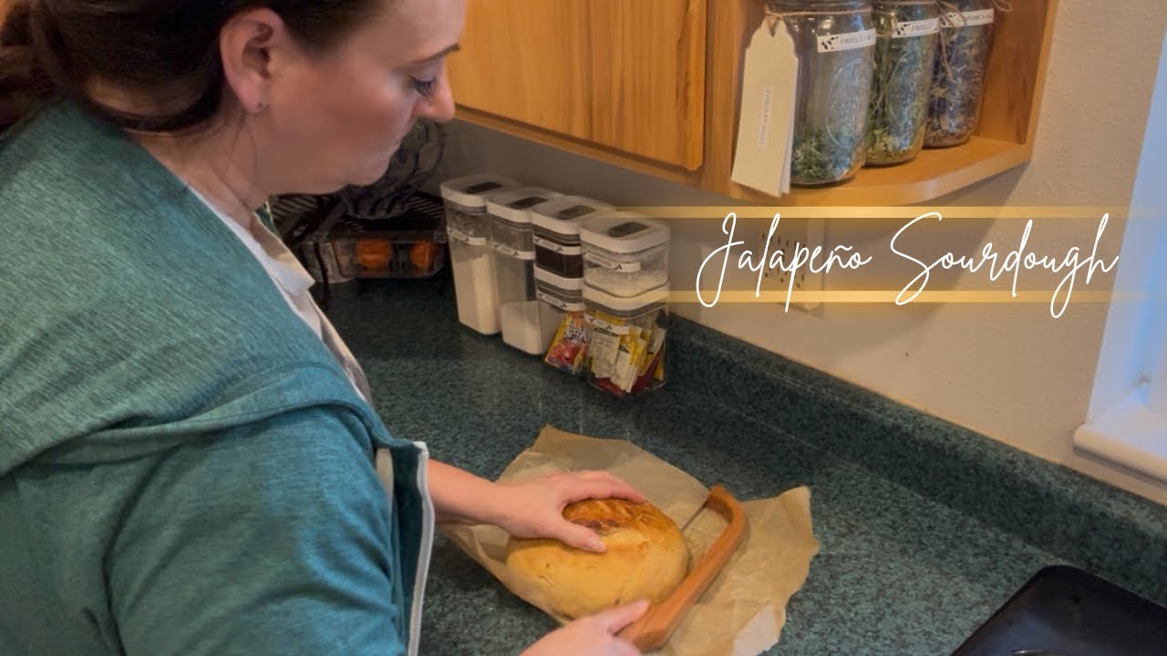 Baking-Homemade Jalapeno Sourdough