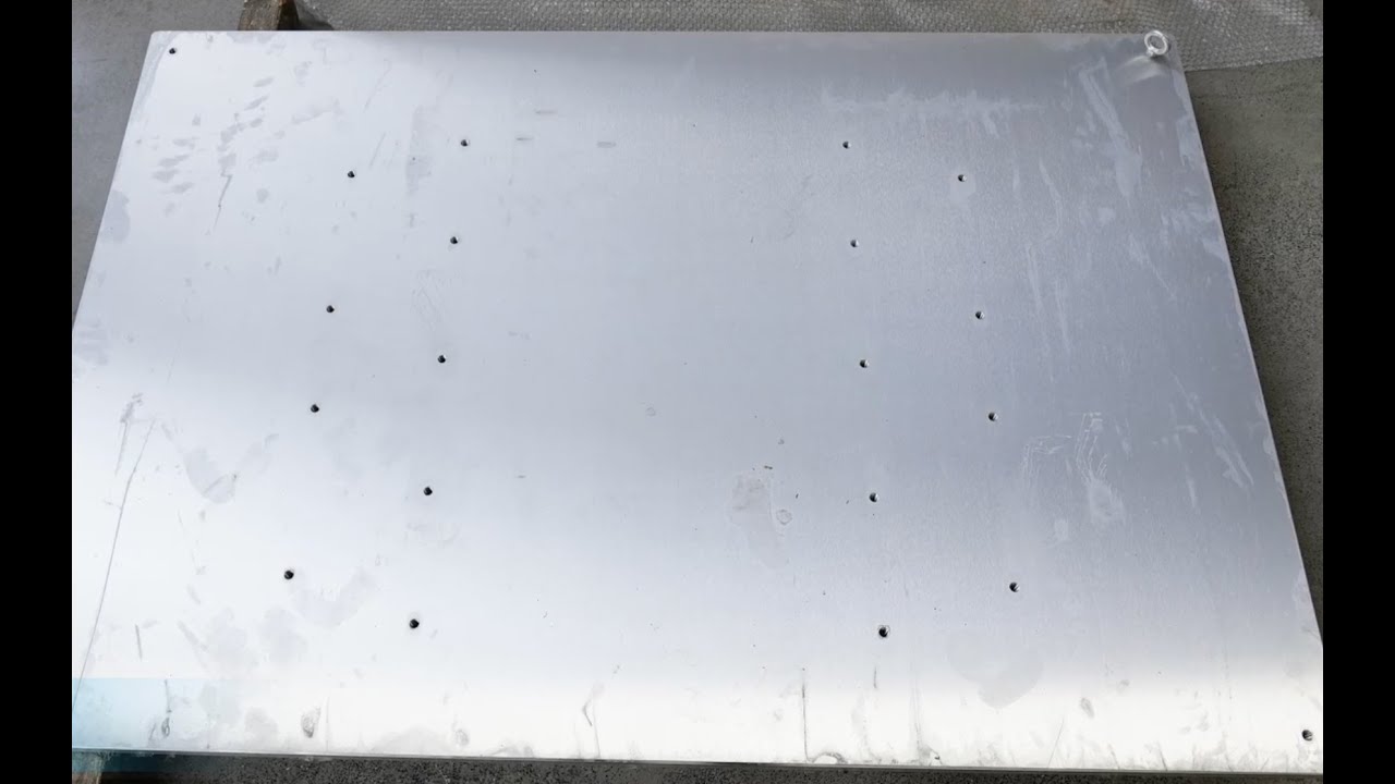 High-speed CNC machine center for aluminum panel drilling hole tapping#aluminumdrillingcncmachine