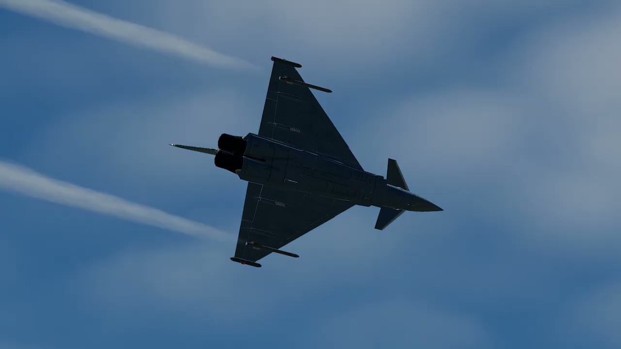 DCS: Eurofighter Solo Display practice