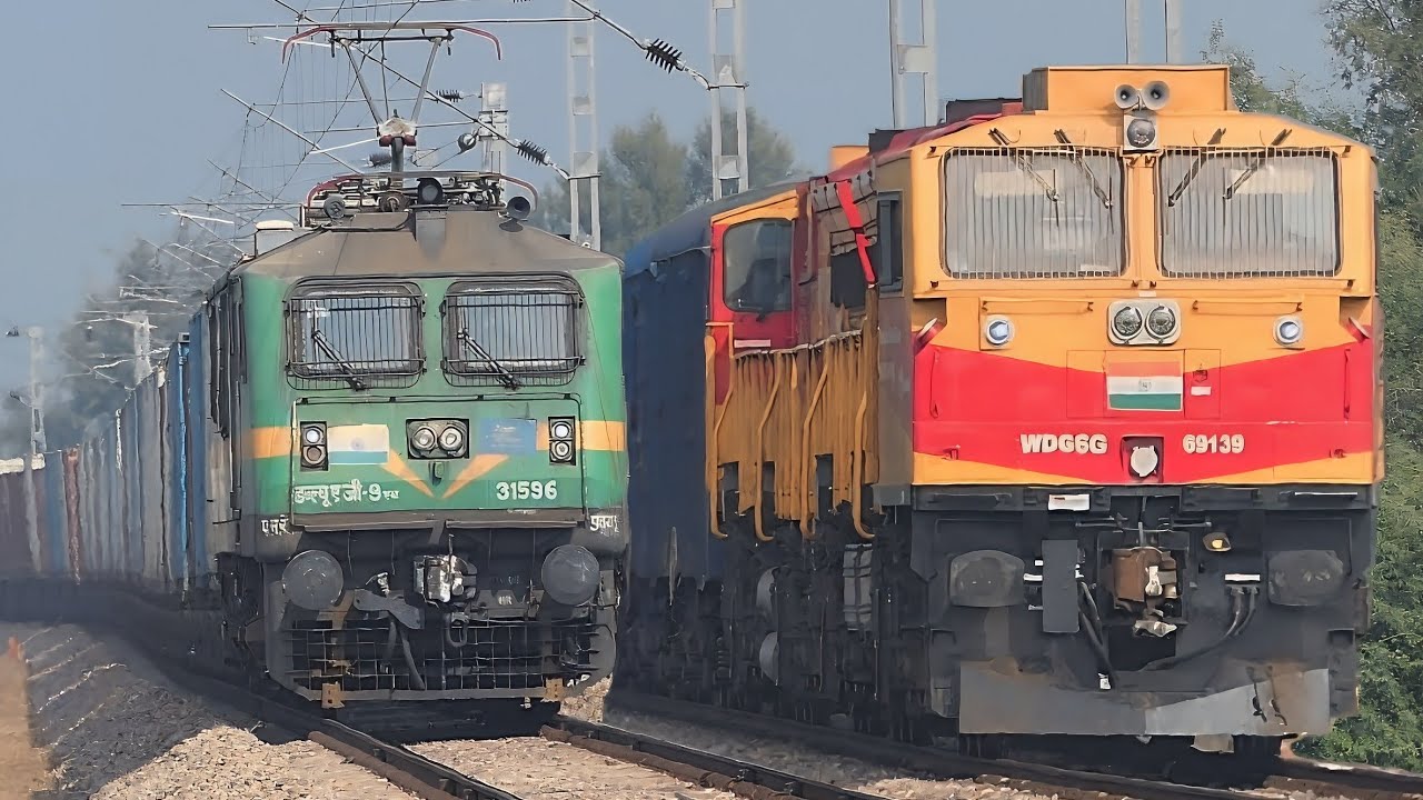 [PART #21] Indian Railways GOODS TRAINS | Diesel And Electric Goods freight TRAINS | Video NWR Dausa
