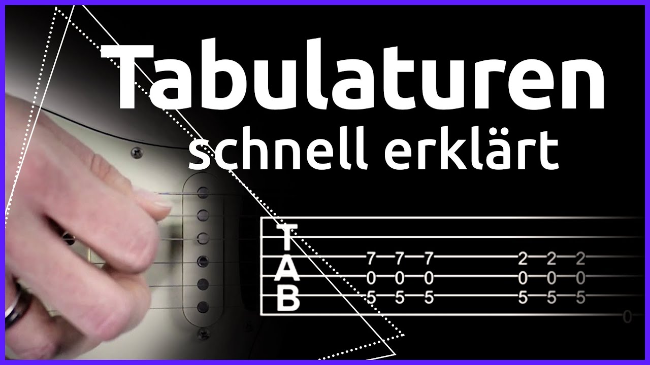 Tabs lesen lernen | Gitarre lernen mit music2me