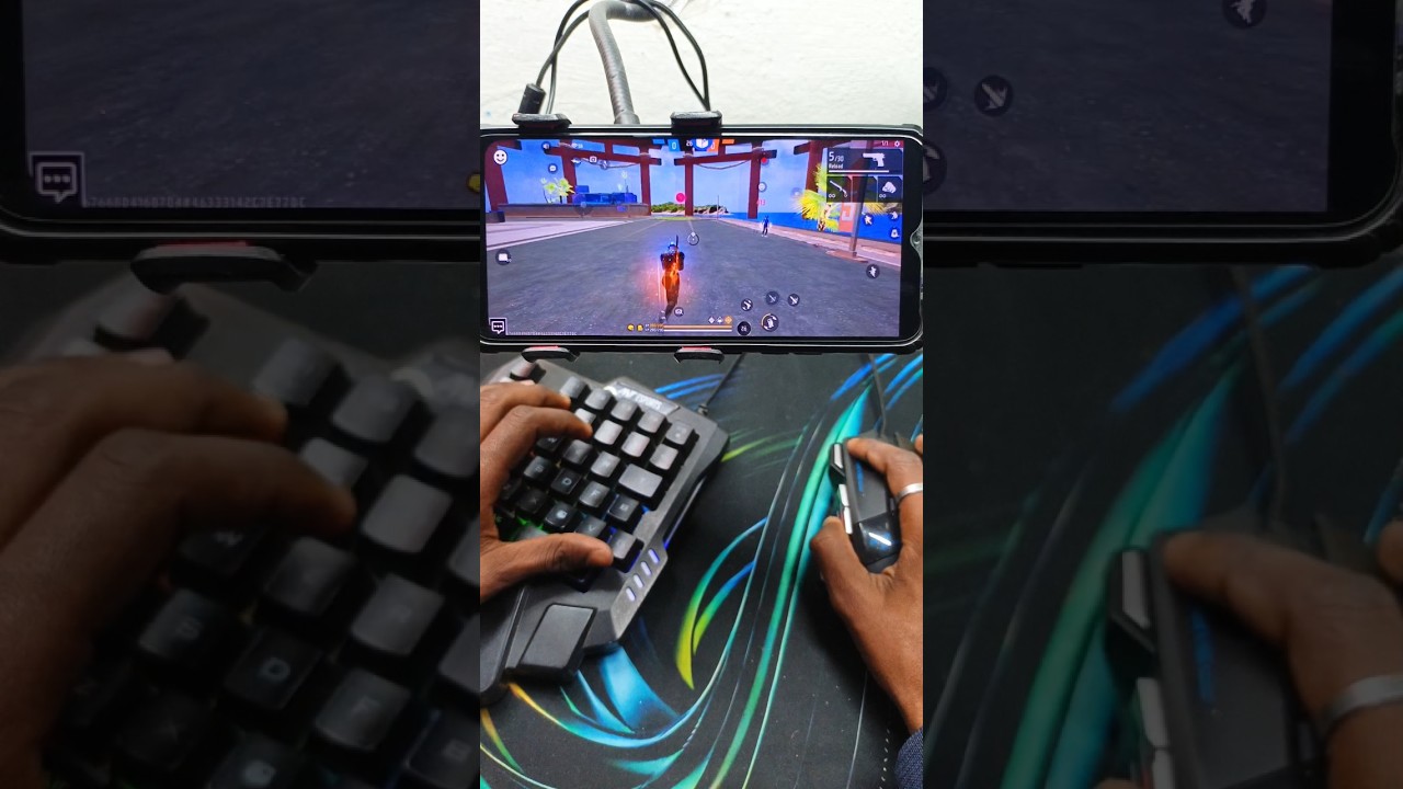 Free Fire Geming keyboard mouse 🖱️⌨️📲 Gameplay 