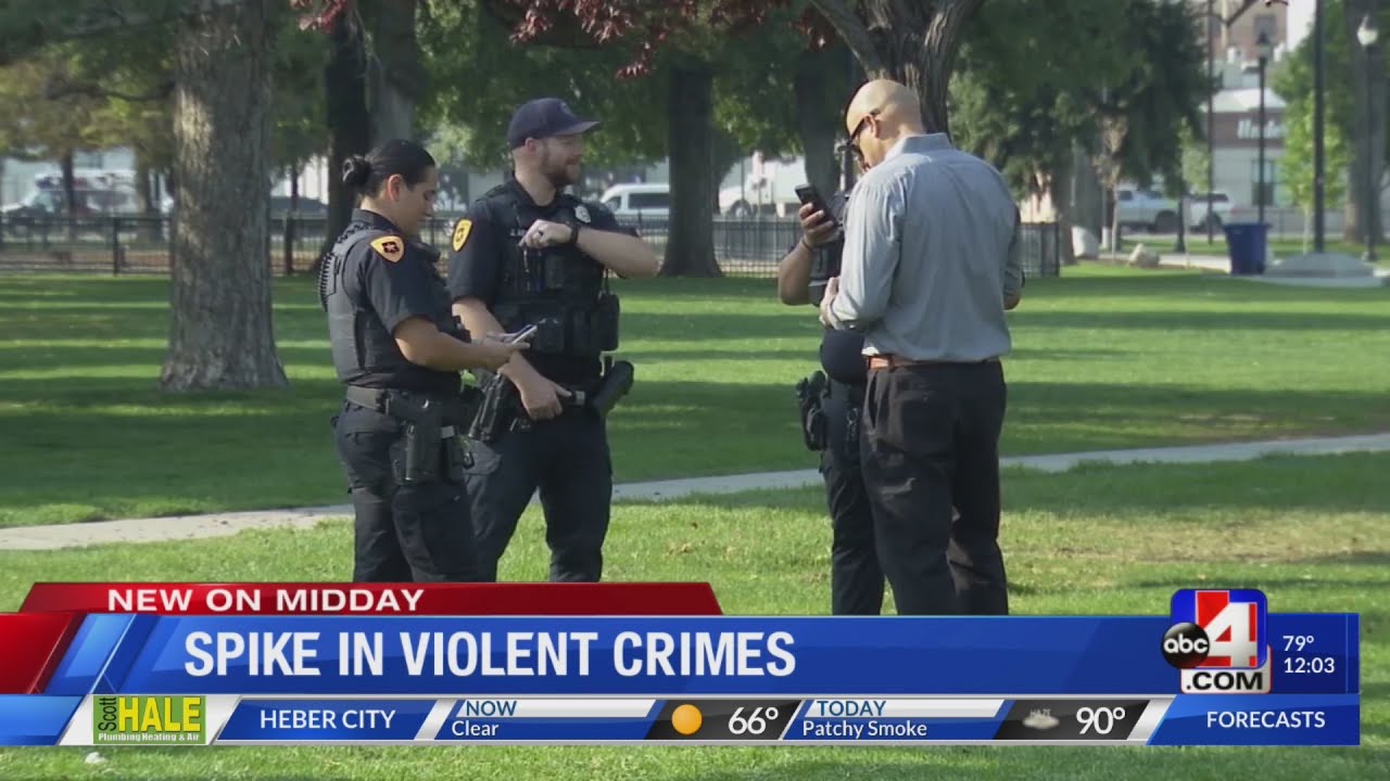 Salt Lake City spike in violent crimes