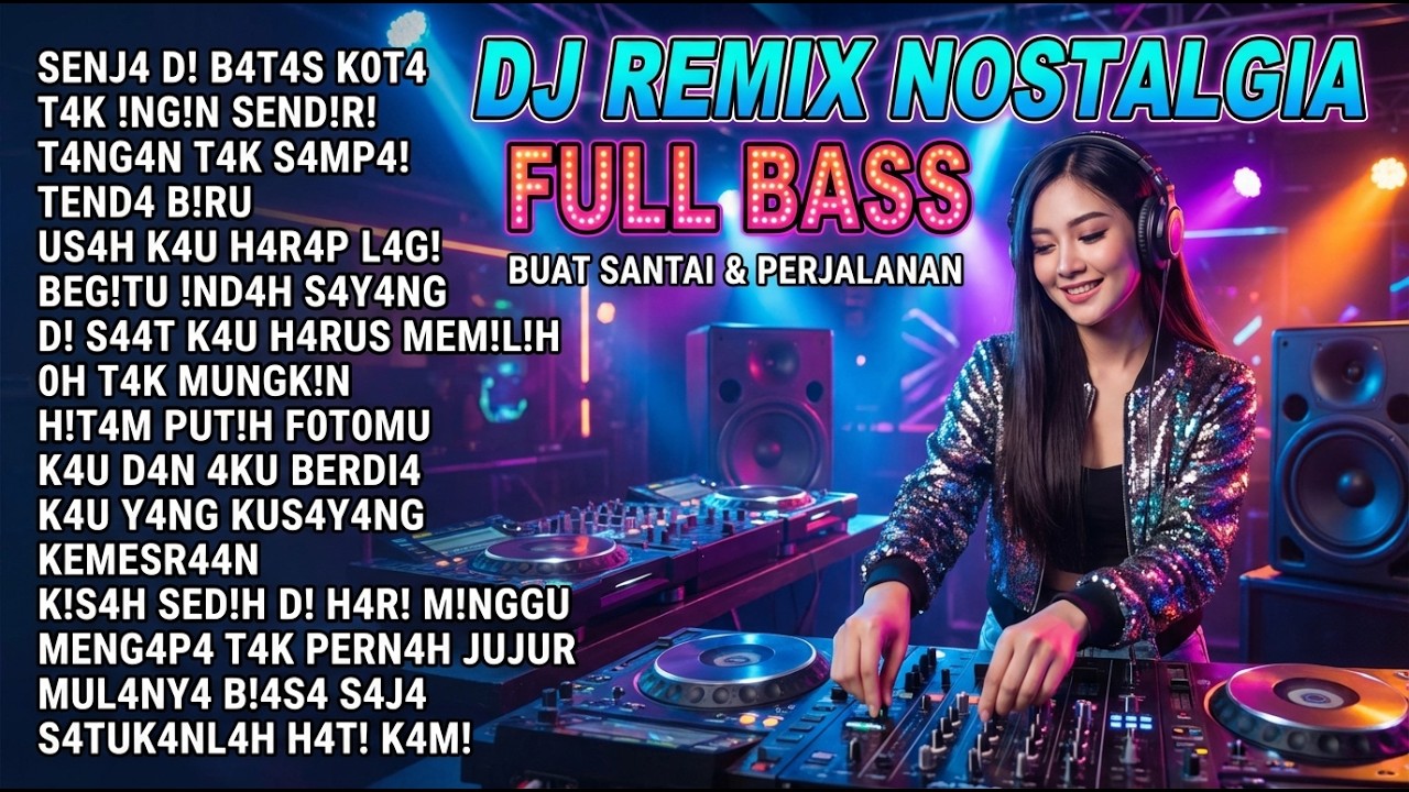 DJ LAGU LAWAS NOSTALGIA FULL BASS 🔊 REMIX KENANGAN TERBAIK SEPANJANG MASA