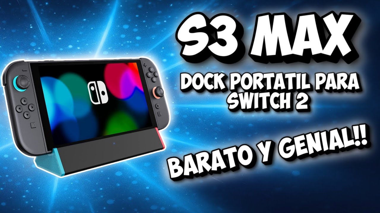 ANTANK S3 MAX. Dock portátil para NINTENDO SWITCH 2 por menos de 30€ 🔥 Review en ESPAÑOL. 