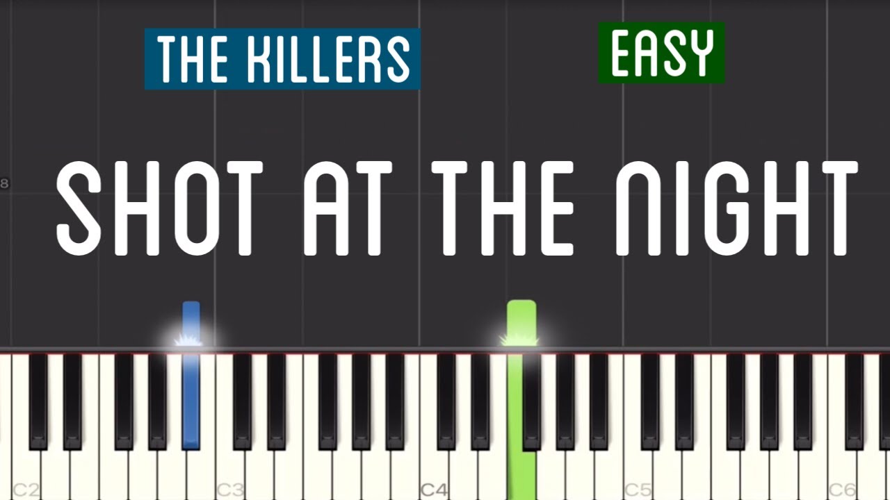The Killers - Shot At The Night Piano Tutorial | Easy