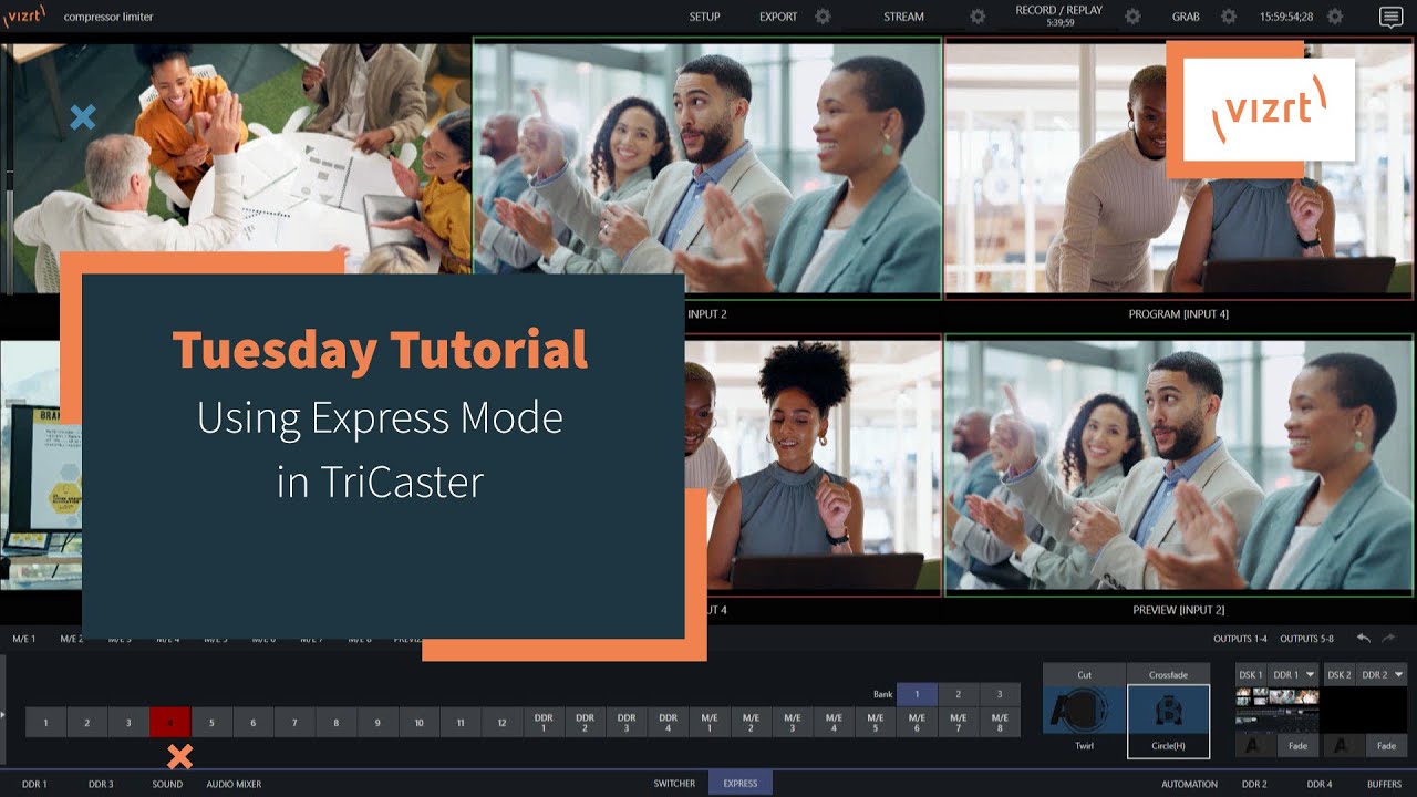 Tuesday Tutorial : Using Express Mode in TriCaster