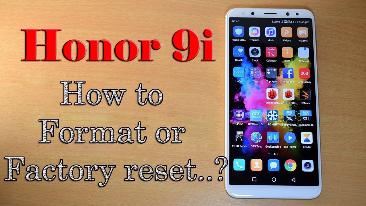 How To  Hard Reset Huawei Honor 9i | Remove Password, Pin, and Pattern 100%