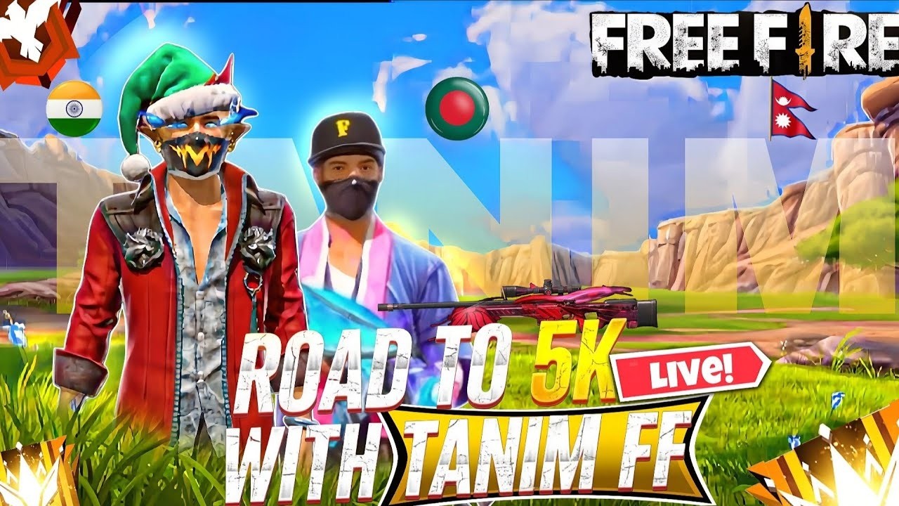 🔴 Live Now: Free Fire Live Stream | Level Push | Pure Action | TANIM FF #shortsfeed #freefire