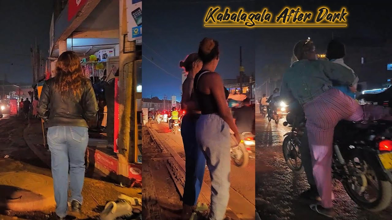 Street Of 🇺🇬  KABALAGALA at Night in Kampala Uganda