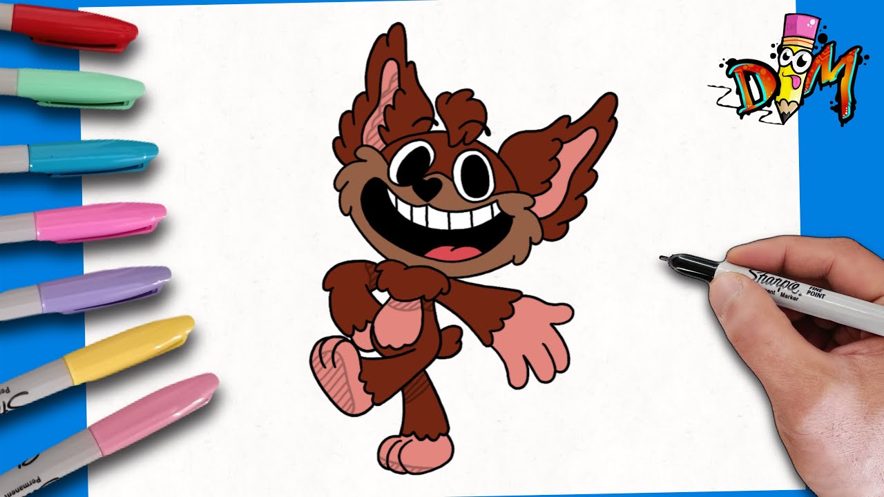 Como Dibujar a Giblet  (POPPY PLAYTIME 5) Broken Things | How to draw Giblet