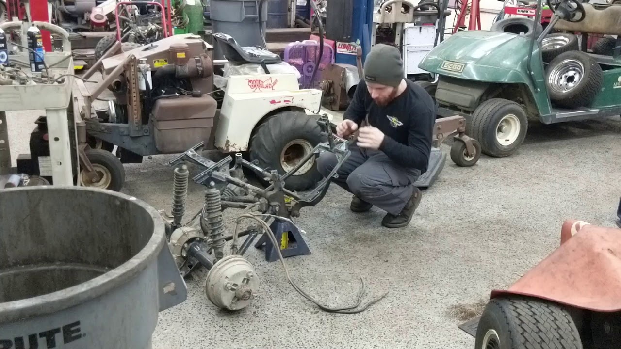 YAMAHA GOLF CART ATV SWAP PART1