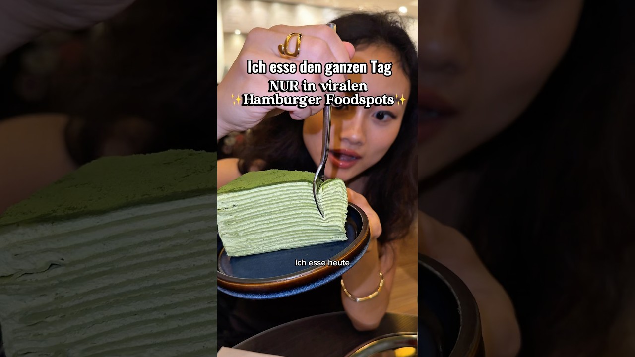 Ich esse den ganzen Tag NUR in viralen Foodspots in Hamburg 🍫🍵