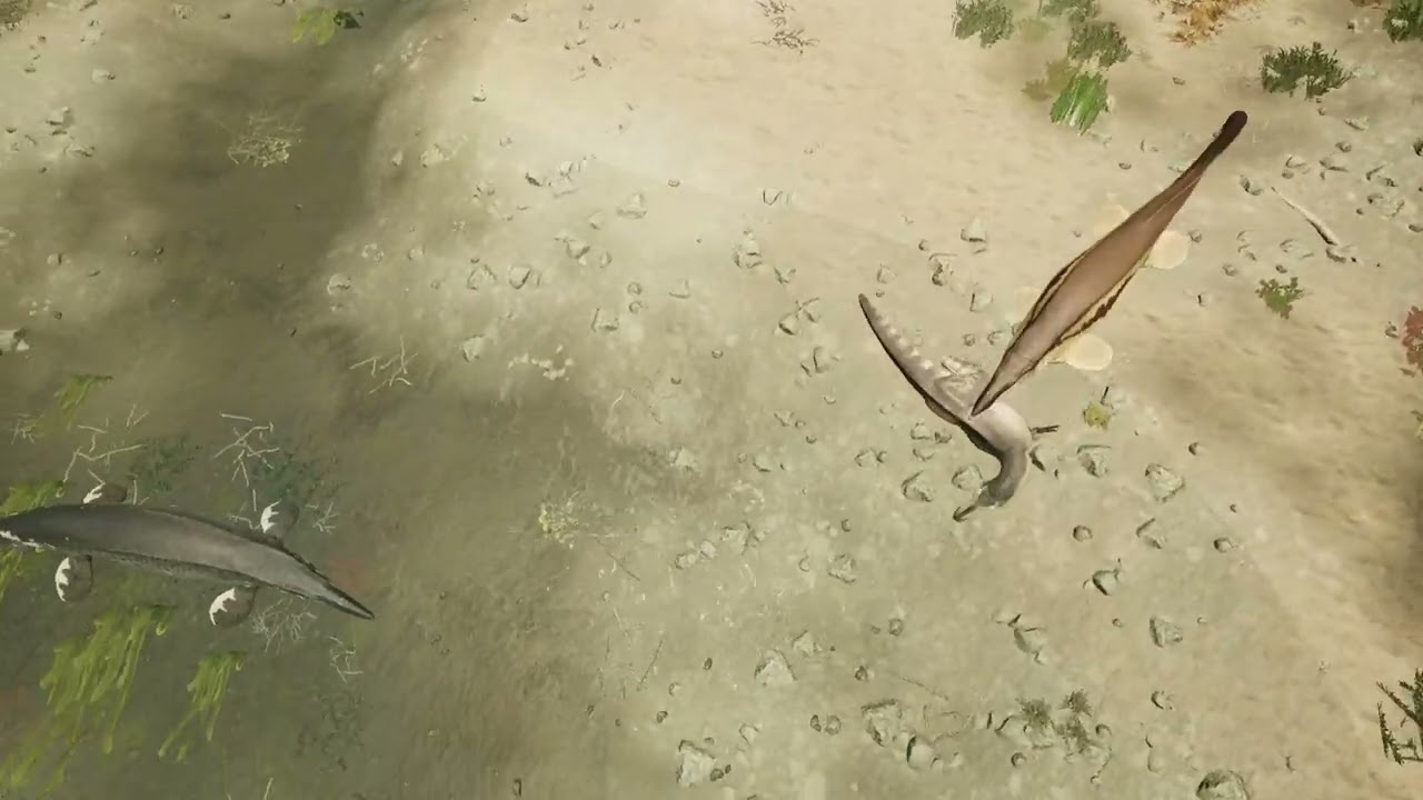 Path of Titans - Tylosaurus clamp a Tyrannosaurus (001)