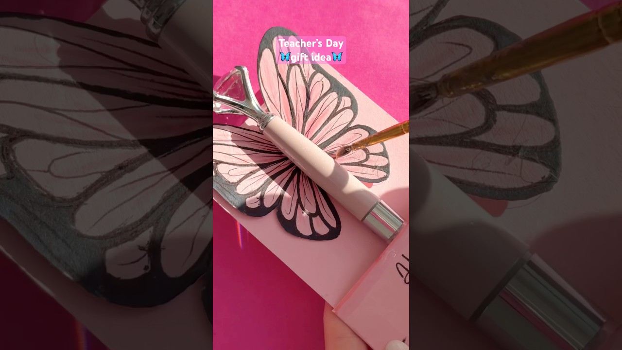 Cute Teacher&rsquo;s Day gift idea🦋💕