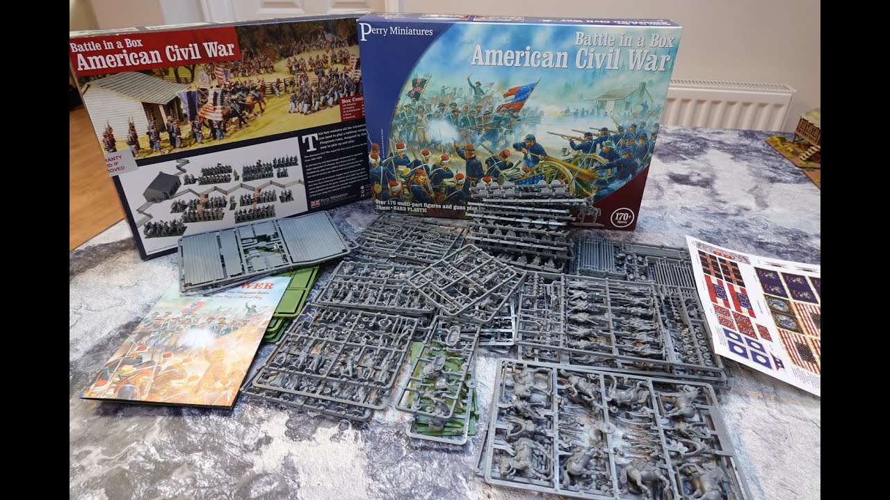 Unboxing Perry Miniatures ACW Battle in a box