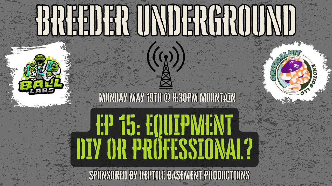 Episode 15: Equipment: DIY Or Professional Ball Python & Rodent Racks?