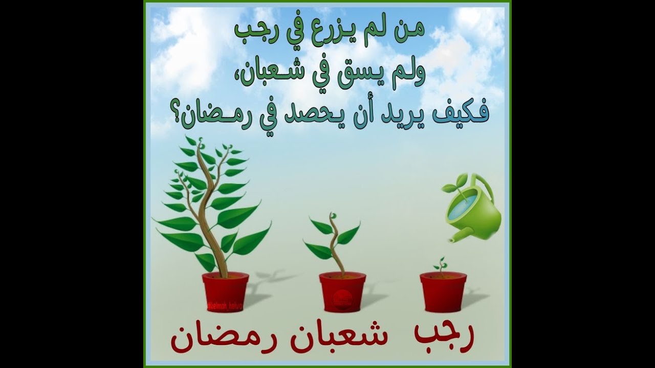 ماذا قبل رمضان؟! ..رجب بوابة رمضان...د/ نجيب البارد.