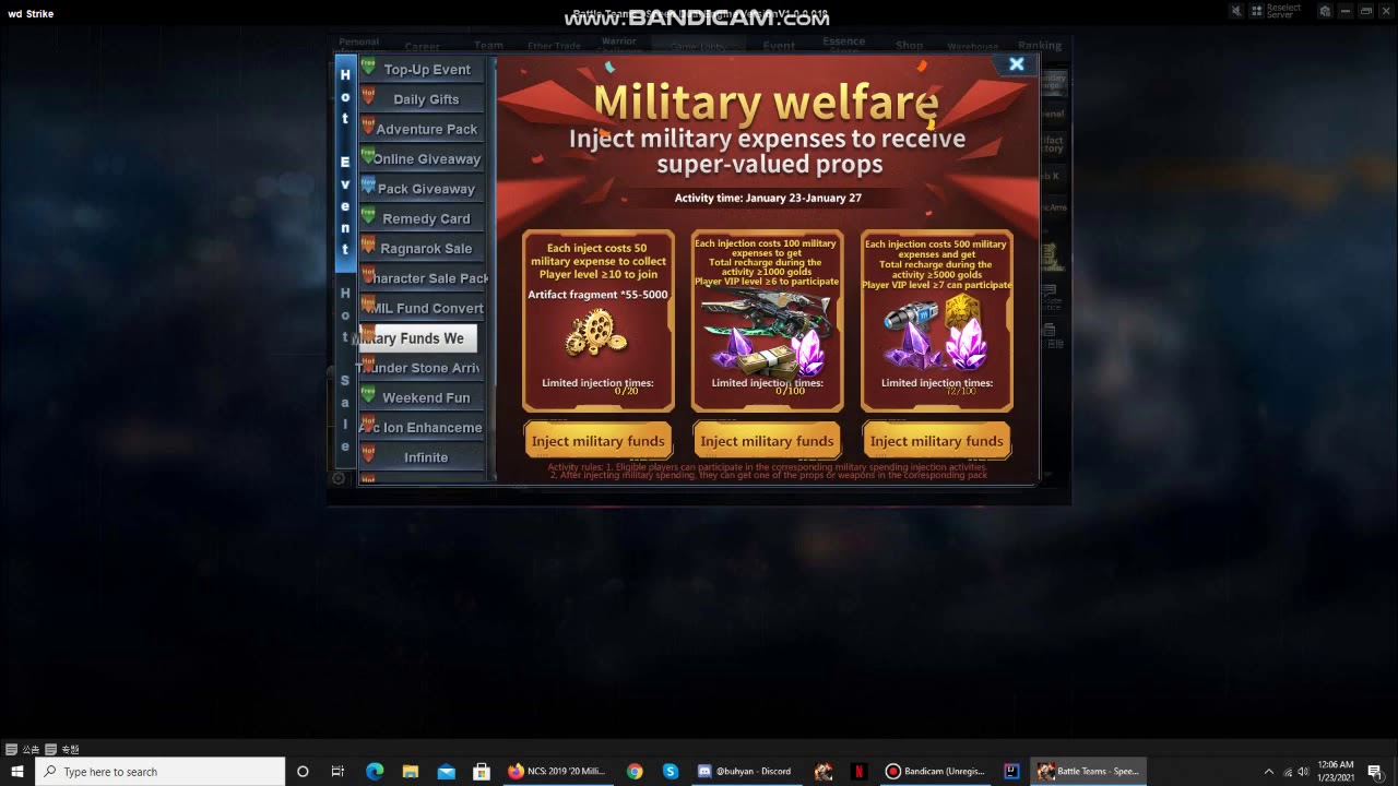 Battle Teams - 50k Fund Injection