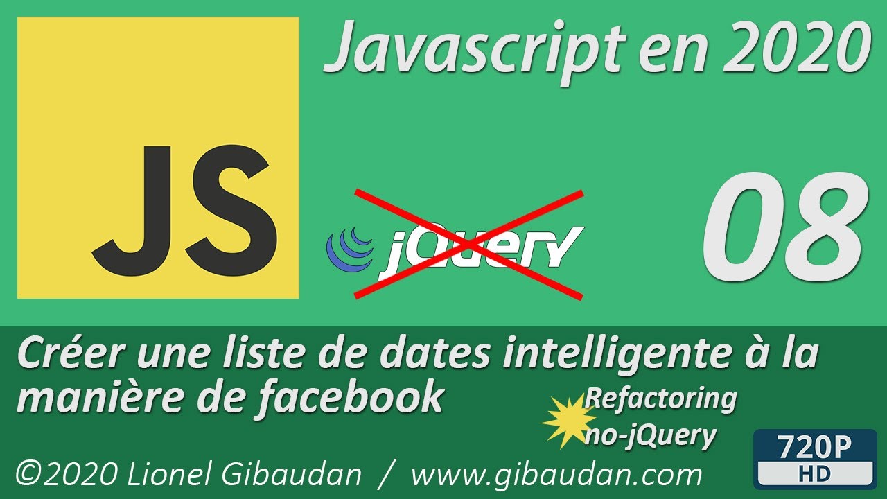008 - Créer une liste de dates intelligente, à la manière de Facebook