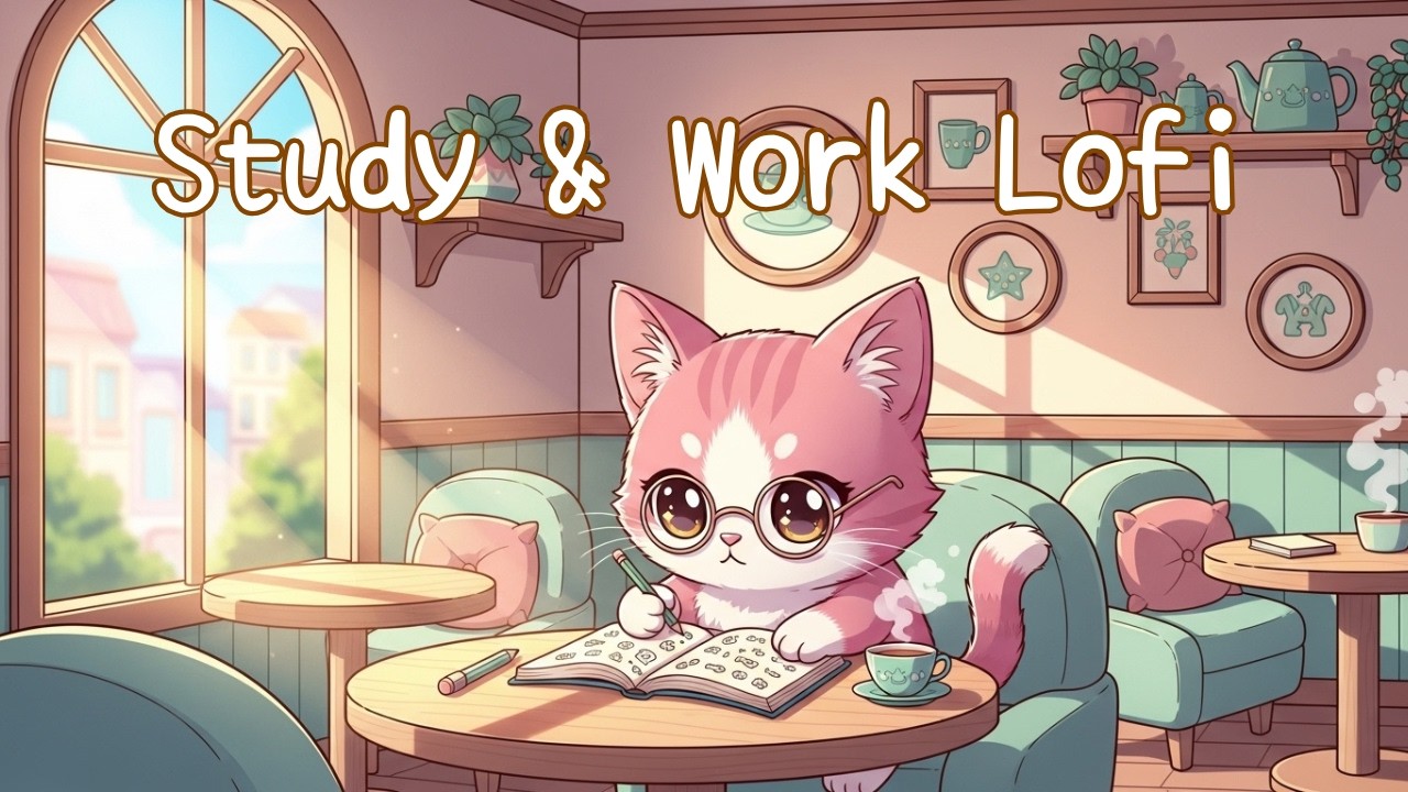 Lofi Music for Studying, Working & Deep Focus with Sakura | Cozy Cafe Coworking