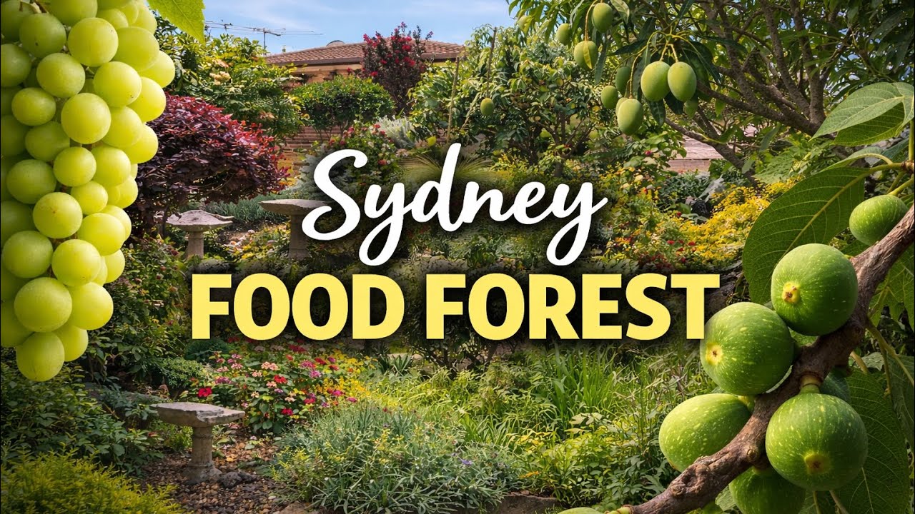 Sydney Food Forest Early Summer Tour 🌿 | Mango, Fig, Citrus & Rare Fruit Trees