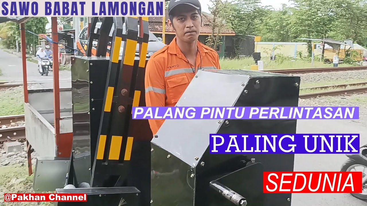 PALANG PINTU PERLINTASAN UNIK SEDUNIA