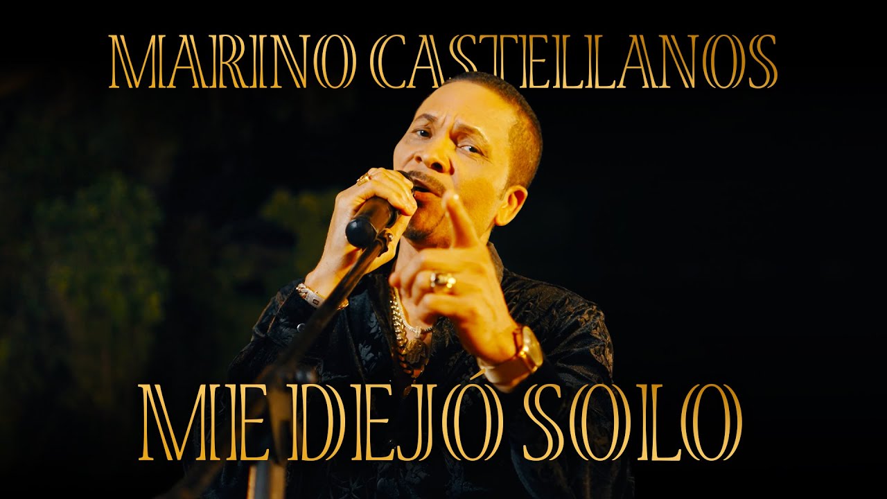 Marino Castellanos - Me dejo solo - Disco de Oro En Vivo