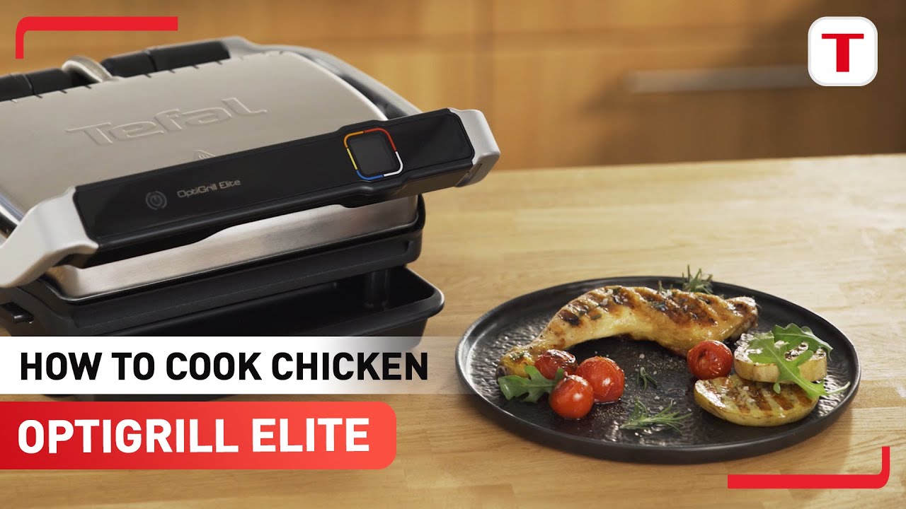 How to use the chicken program | Tefal OptiGrill Elite GC750 Smart Grill