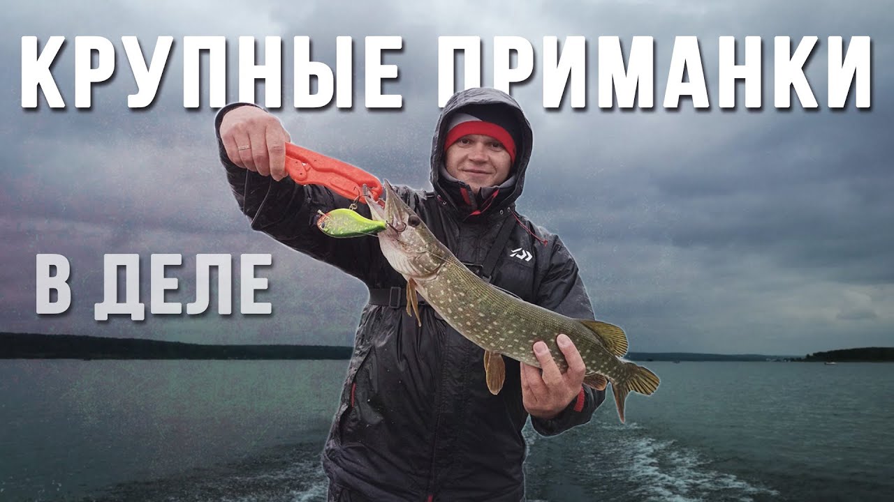Крупные приманки в деле.  Разловил новые джерки.