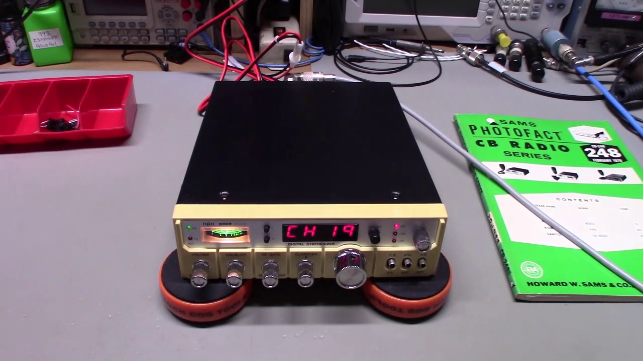 Pace 8092 AM/SSB 40 channel CB radio restoration.