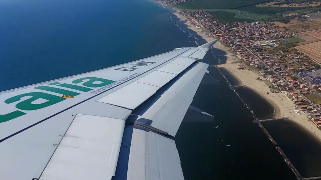 BEAUTIFUL VIEW FIUMICINO TAKEOFF | Alitalia Airbus A319 Departure at Rome FCO
