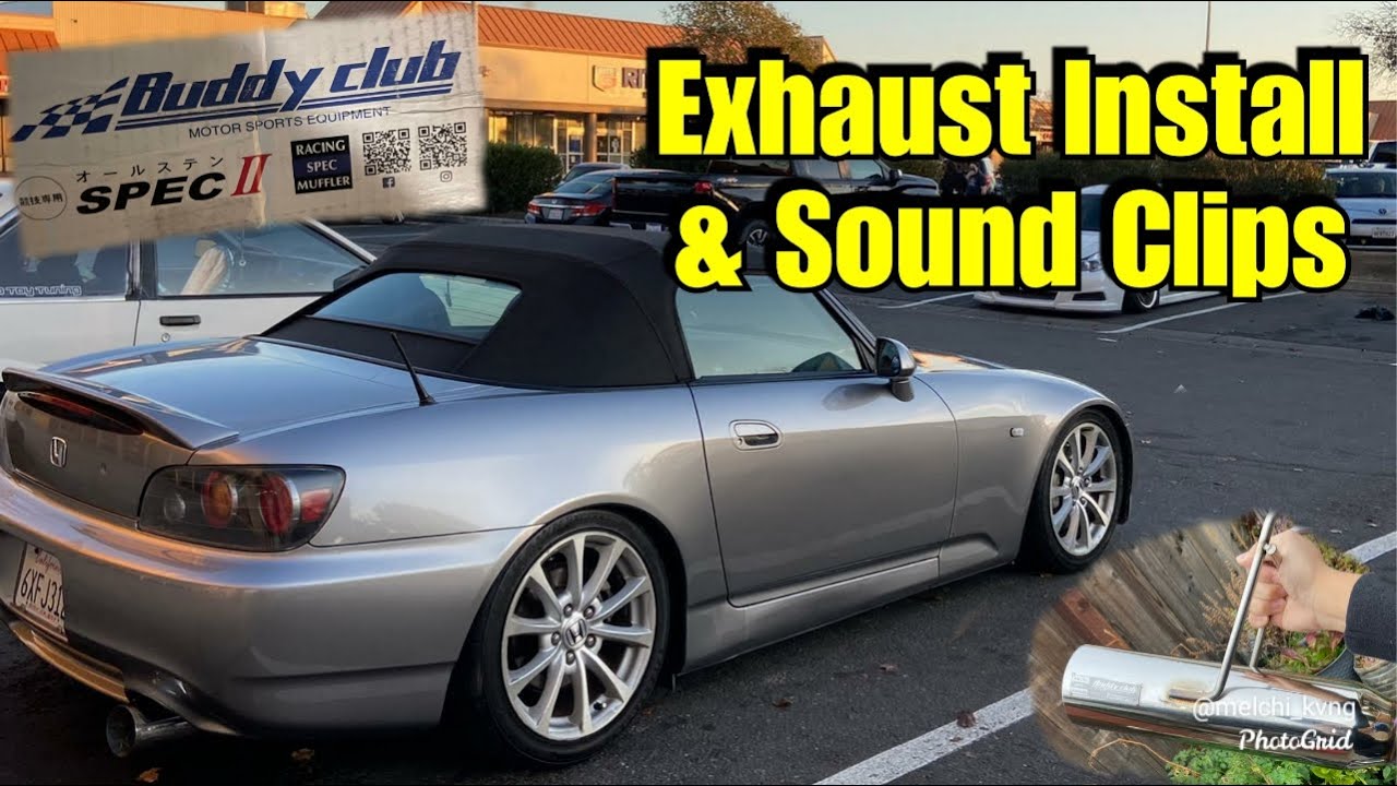 Buddy Club Spec II Exhaust - Honda S2K
