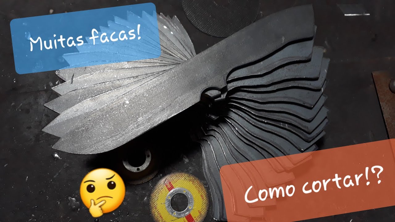 Eu corto minhas facas a laser?
