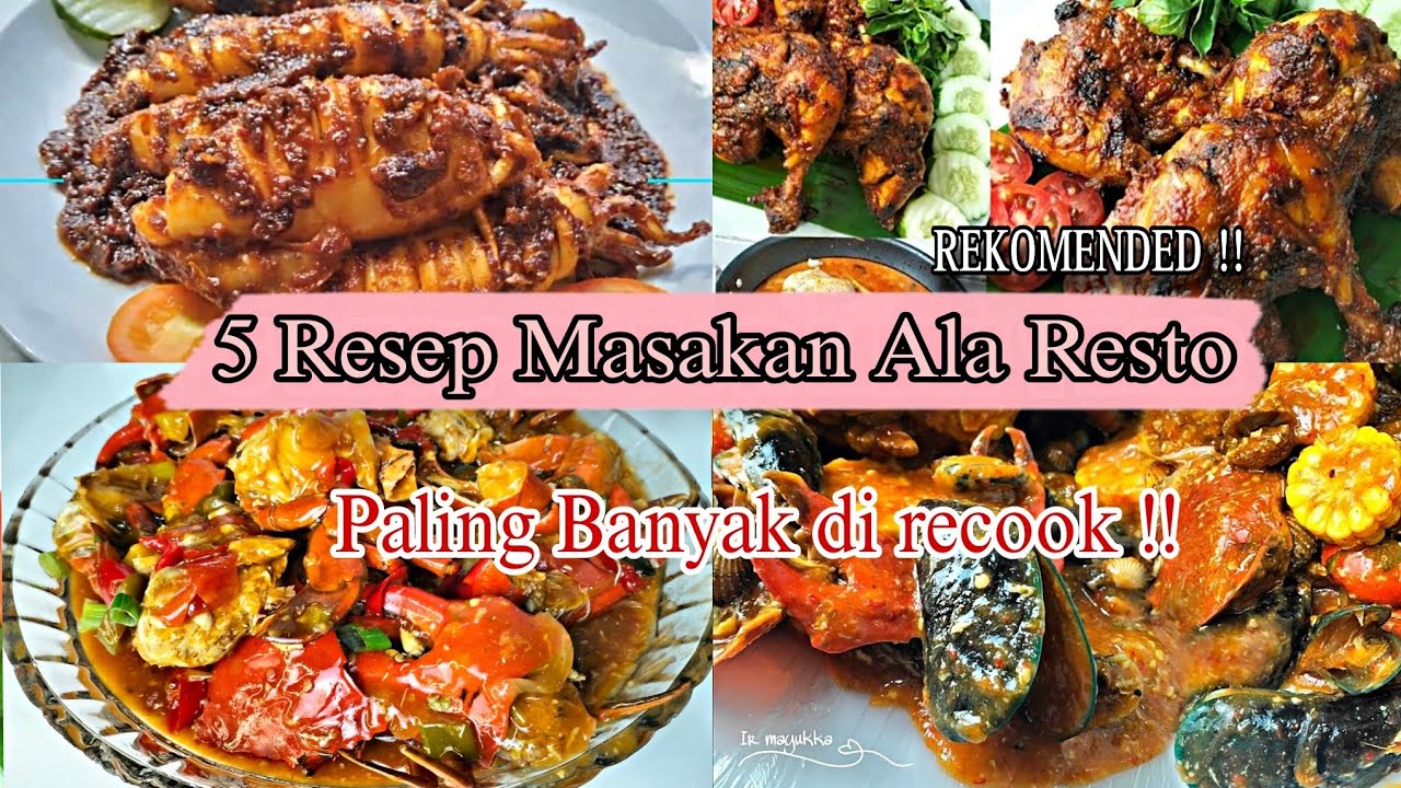 MASAK MENU RESTO DI RUMAH ‼️5 MENU INI PALING REKOMENDASI || SEMUA ORANG MENYUKAINYA🥰